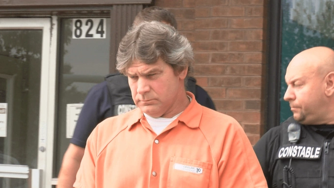 Christopher LeClair, 49 tuổi, ra tòa năm 2018. Ảnh: YourErie