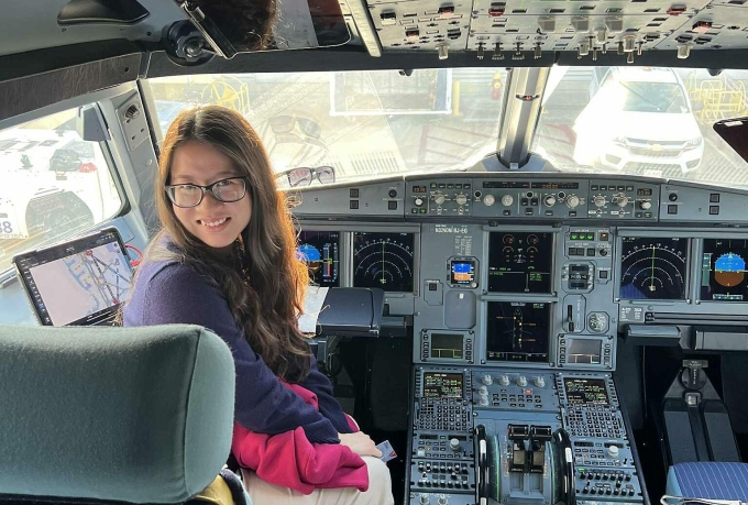 Nguyễn Khánh Vy tại một sự kiện của Delta Airlines. Ảnh: Nhân vật cung cấp