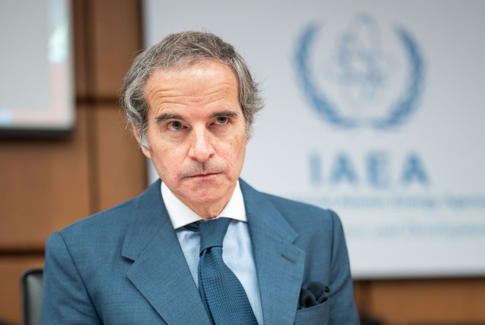 Giám đốc Cơ quan Năng lượng Nguyên tử Quốc tế (IAEA) Rafael Grossi tại Vienna, Áo ngày 16/6. Ảnh: AFP