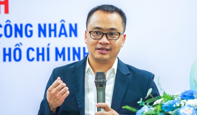 Ông Trần Hải Linh, Tổng giám đốc công ty cổ phần công nghệ Sen Đỏ. Ảnh: Bảo Lâm