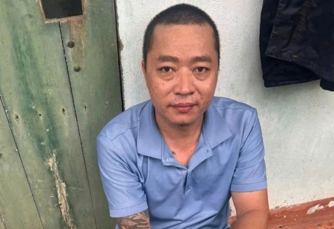 Nghi can Lê Văn Dũng bị bắt. Ảnh: Thành Nam