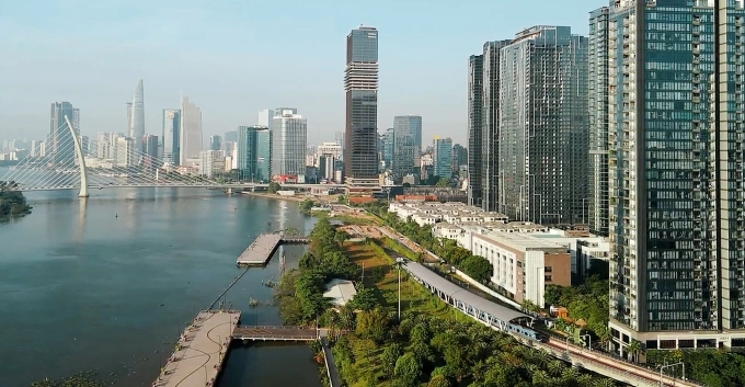 Toàn cảnh tòa Lake với vị trí đắc địa ven sông Sài Gòn. Ảnh: Masterise Homes