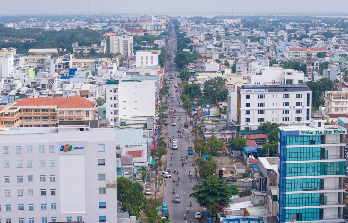 Đoạn quốc lộ 91 qua trung tâm Cần Thơ nằm trong dự án nâng cấp, mở rộng. Ảnh: An Bình