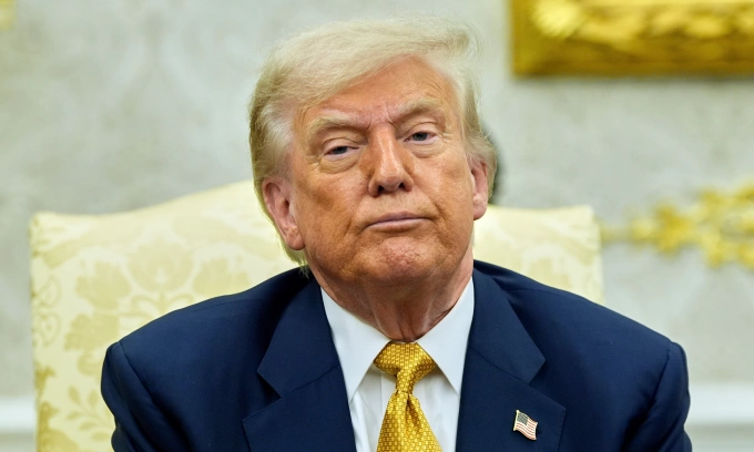 Tổng thống Mỹ Donald Trump tại Nhà Trắng hôm 16/7. Ảnh: AP Tổng thống Mỹ Donald Trump tại Nhà Trắng hôm 16/7. Ảnh: AP