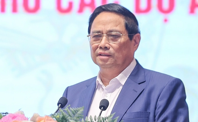 Thủ tướng Phạm Minh Chính phát biểu chiều 17/7. Ảnh: Nhật Bắc