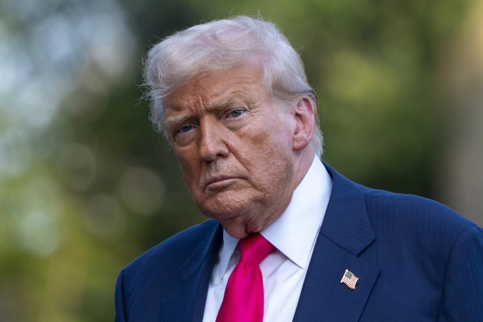 Tổng thống Mỹ Donald Trump tại Nhà Trắng ngày 15/7. Ảnh: AP