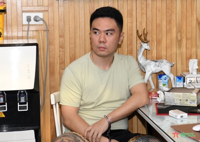 Lê Anh Thơ khi bị bắt tháng 11/2023. Ảnh: Phạm Hà