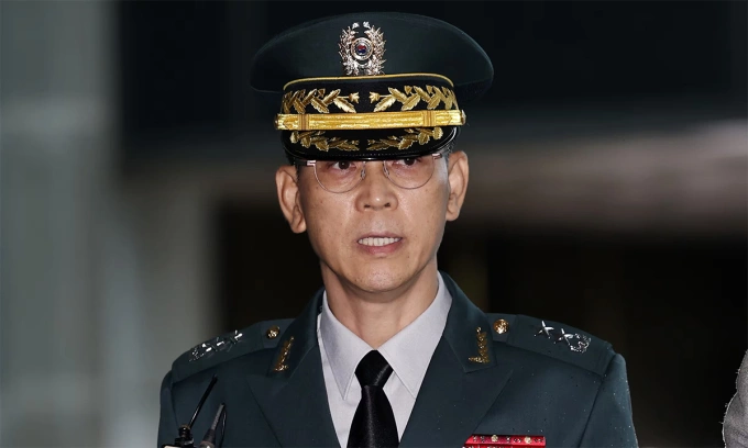 Kim Yong-dae, lãnh đạo Bộ Tư lệnh Tác chiến UAV của quân đội Hàn Quốc. Ảnh: Chosun