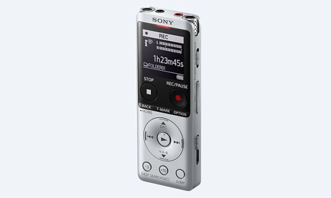 Một mẫu máy ghi âm của Sony. Ảnh: Sony