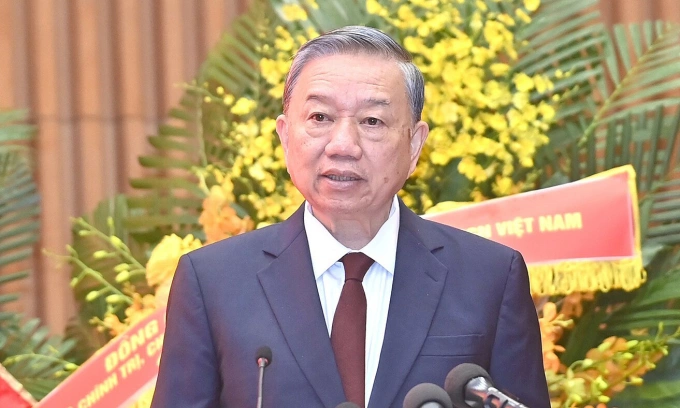 Tổng Bí thư Tô Lâm phát biểu sáng 21/7. Ảnh: Nhandan.vn