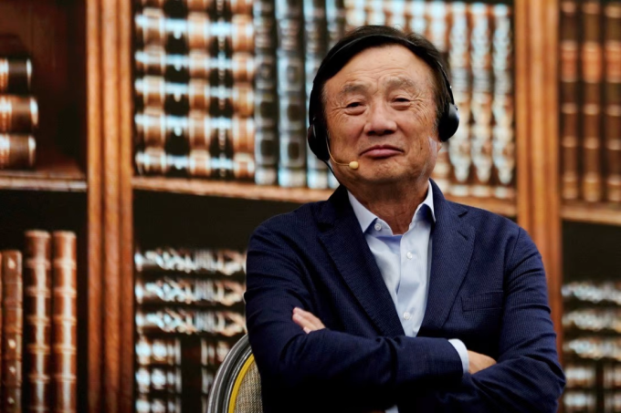 Ông Nhậm Chính Phi, nhà sáng lập Huawei. Ảnh: Reuters