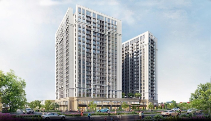 Dự án nằm trên đại lộ Bùi Viện, phường Kiến An. Ảnh: