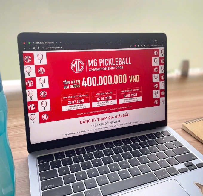 Giải đấu MG Pickleball Championship 2025 khởi động trên quy mô toàn quốc. Ảnh: MG Việt Nam