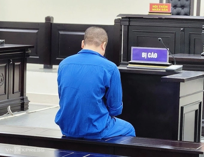 Lê Văn Tuyên tại tòa. Ảnh: Hải Thư