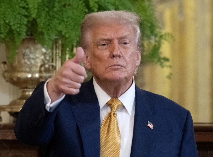 Tổng thống Donald Trump tại Nhà Trắng ngày 22/7. Ảnh: AFP