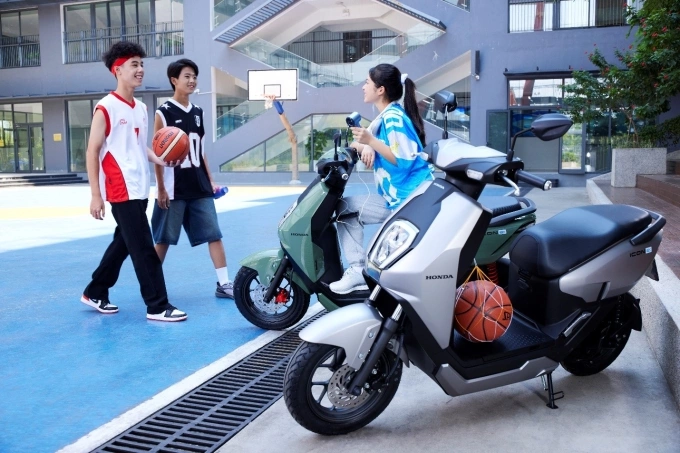 Honda ICON e: hướng đến nhóm người dùng học sinh, sinh viên. Ảnh: HVN