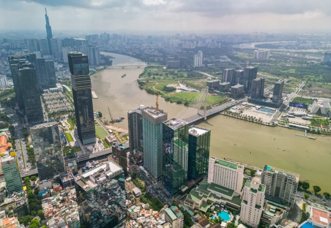 Trung tâm TP HCM, tháng 7/2025. Ảnh: Quỳnh Trần