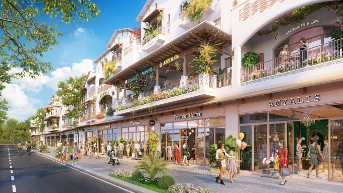 Phối cảnh phân khu thấp tầng Casa của dự án. Ảnh: Sun Property