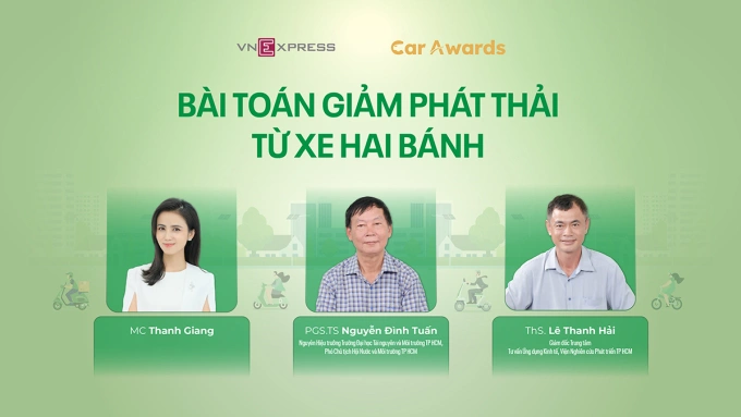 Tọa đàm Car Talks Bài toán giảm phát thải từ xe hai bánh công chiếu 15h, ngày 24/7.