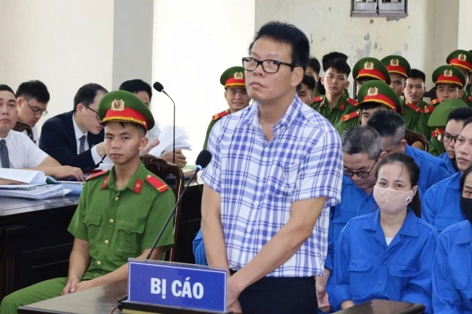 Đồng Xuân Thụ tại tòa ngày 24/7. Ảnh: Lê Tân