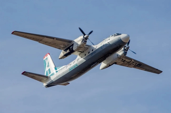 Một phi cơ An-24 của hãng hàng không Angara. Ảnh