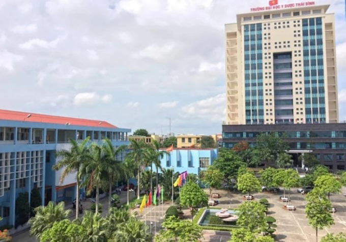 Trường Đại học Y Dược Thái Bình. Ảnh: TBUMP