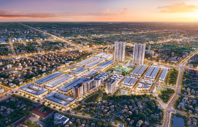 Phối cảnh dự án Majestic City tại Hưng Yên. Ảnh: CĐT