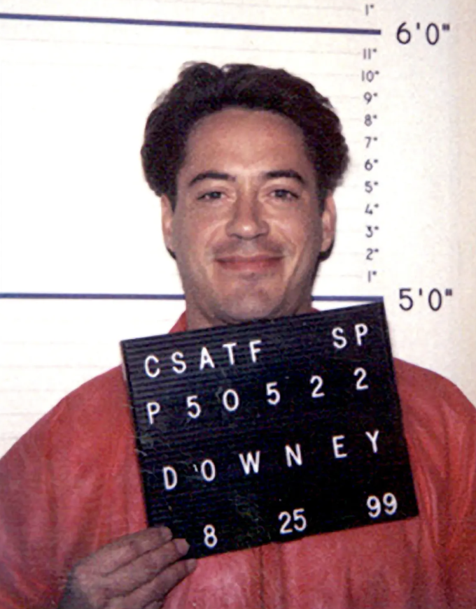 Trước khi là Người sắt, Robert Downey Jr. từng là Tù nhân số P50522. Ảnh: Page Six