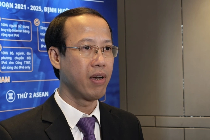 Ông Nguyễn Trường Giang - Phó Giám đốc Trung tâm Internet Việt Nam. Ảnh: Trọng Đạt