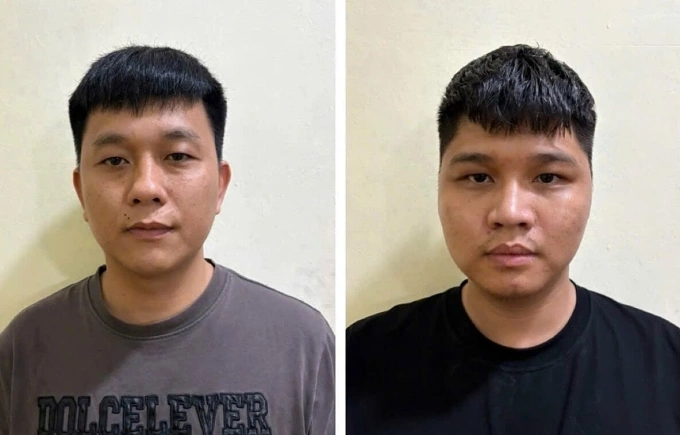 Hai bị can trong vụ án. Ảnh: Công an cung cấp