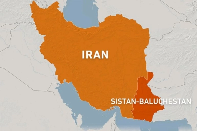 Vị trí tỉnh Sistan-Baluchistan ở đông nam Iran. Đồ họa: Aljazeera