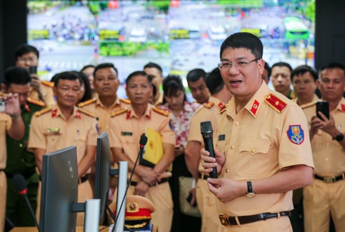Thiếu tướng Đỗ Thanh Bình chia sẻ tại hội nghị. Ảnh: Minh Nhật