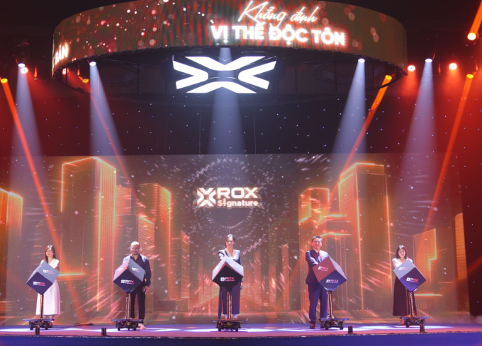 Khoảnh khắc ra mắt thương hiệu ROX Signature. Ảnh: ROX Signature