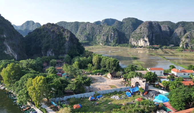 Làng Việt cổ - Cố Viên Lầu ở Ninh Bình. Ảnh: Lê Hoàng