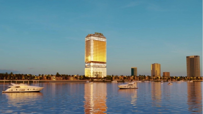 Kiến trúc lấy cảm hứng từ ánh sáng và nhịp sống thi vị bên sông của Sundora Tower. Ảnh: CĐT