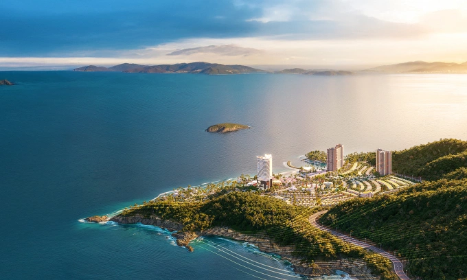 Phối cảnh dự án bên vịnh Nha Trang. Ảnh: KDI Holdings