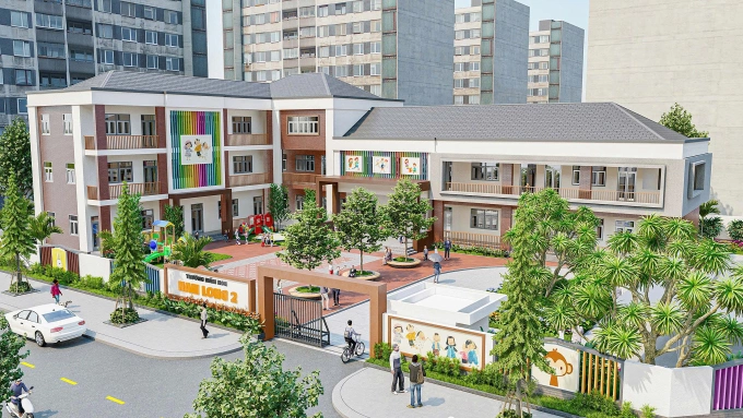Nam Long II Central Lake dành 1,15 ha diện tích cho các tiện ích giáo dục. Ảnh: Nam Long