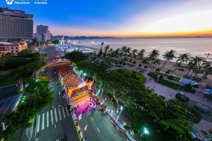 Runner tham gia VM Nha Trang 2024. Ảnh: VM