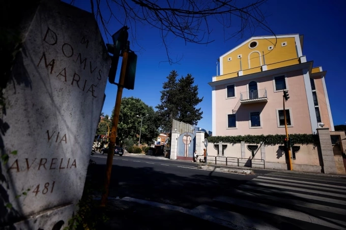 Trụ sở Hội đồng Giám mục Italy tại Rome hồi tháng 5/2022. Ảnh: Reuters