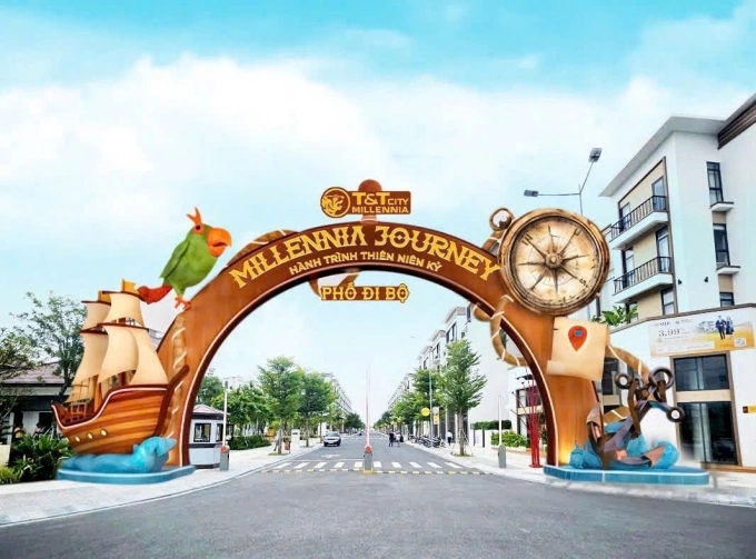 Tuyến phố đi bộ Millennia Journey - Hành trình Thiên niên kỷ. Ảnh: T&T Group