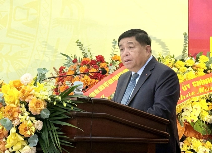 Phó thủ tướng Nguyễn Chí Dũng phát biểu tại sự kiện. Ảnh: VGP/Thu Sa
