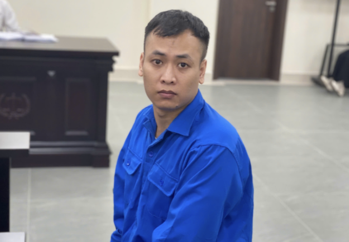 Bị cáo Chử Ngọc Lân tại tòa. Ảnh: Danh Lam