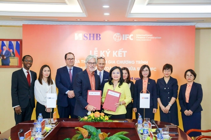 SHB được nhiều tổ chức tài chính quốc tế đánh giá cao và triển khai hợp tác. Ảnh: SHB