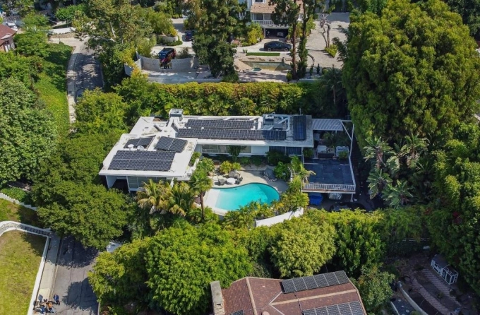 Biệt thự sang trọng của Brad Pitt ở Los Angeles. Ảnh: MEGA