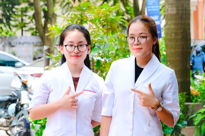 Bảo Ngọc (trái) và Thanh Hà. Ảnh: Dương Tâm