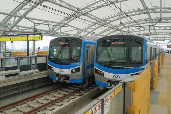 TP HCM mới có tuyến Metro số 1 Bến Thành - Suối Tiên. Ảnh: Quỳnh Trần