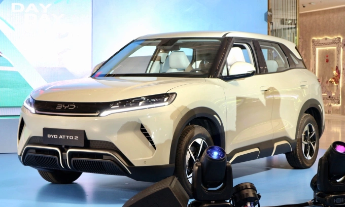 Atto 2 là mẫu xe gầm cao thứ 4 của BYD tại thị trường Việt Nam. Ảnh: