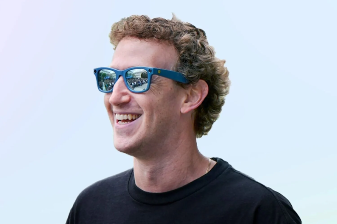 Zuckerberg và kính Ray-ban Meta. Ảnh: Meta
