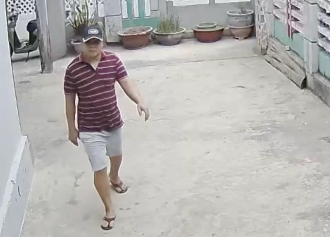 Đoàn Tứ Hanh trước thời điểm gây án tại căn nhà của người phụ nữ ở phường Phú Yên. Ảnh: Cao Minh