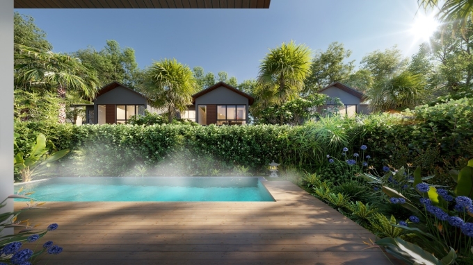 Tokyu Retreat dẫn trực tiếp khoáng nóng vào từng căn biệt thự. Ảnh: MSH Group